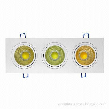 3 x 10W Rectangular COB LED Ceiling Light